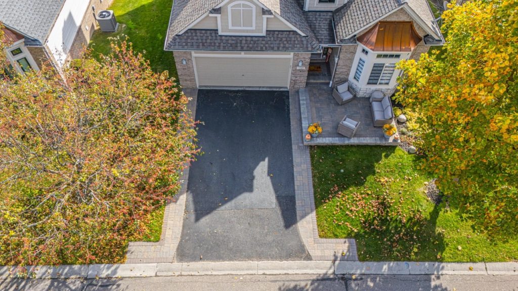 A custom brick paver patio featured in our landscape design portfolio.