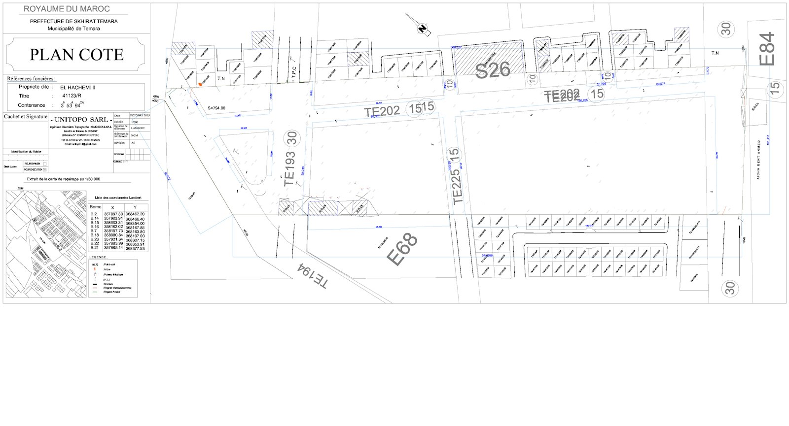 Detailed site plan used for professional landscape design